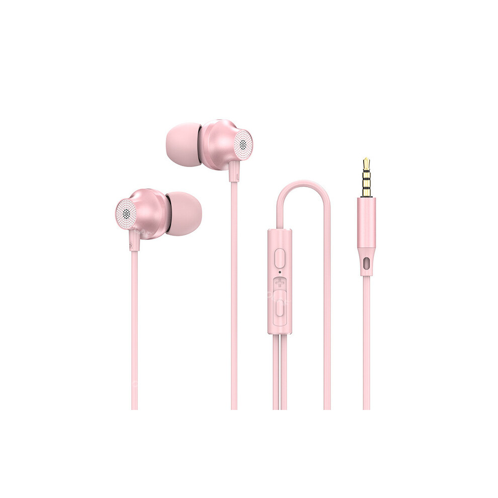 (A- 3.5Mm) Olaf Wired Earphones Type C/3.5Mm In-Ear Headphone With Mic Handsfree Earbuds Sport Running Headset For Huawei Xiaomi Universal Pink 4851204982946