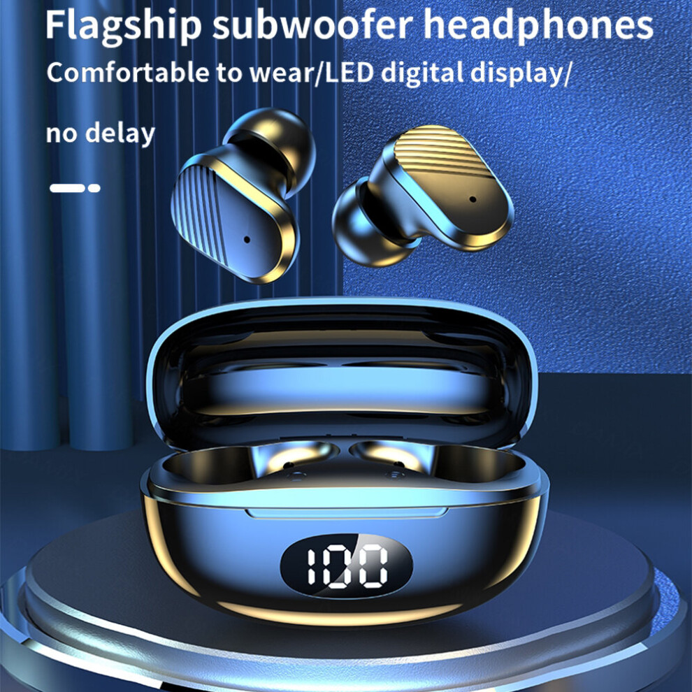(A-) Tws Bluetooth 5.2 Earphones Wireless Earbuds Ipx6 Waterproof Noise Cancelling Sports Headsets With Microphone Headphones 4851205033548
