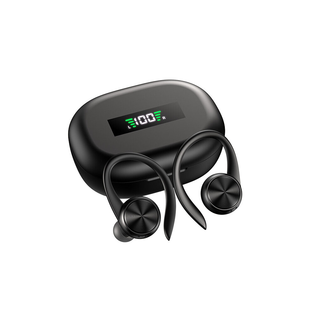(A-) Xiaomi Wireless Headphones With Mic Ipx5 Waterproof Ear Hooks Bluetooth Earphones Hifi Stereo Music Earbuds For Phone Black 4851204970790
