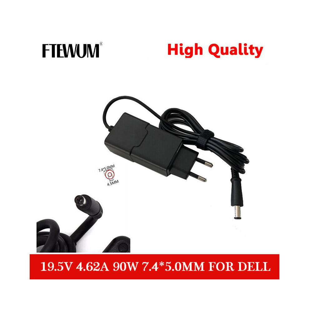 (A-) Ftewum 19.5V 4.62A 90W 7.4*5.0Mm Laptop Adapter Charger For Dell Latitude E5530 E5400 E6500 D505 D510 D800 D810 D820 M70 Power 4855672978418