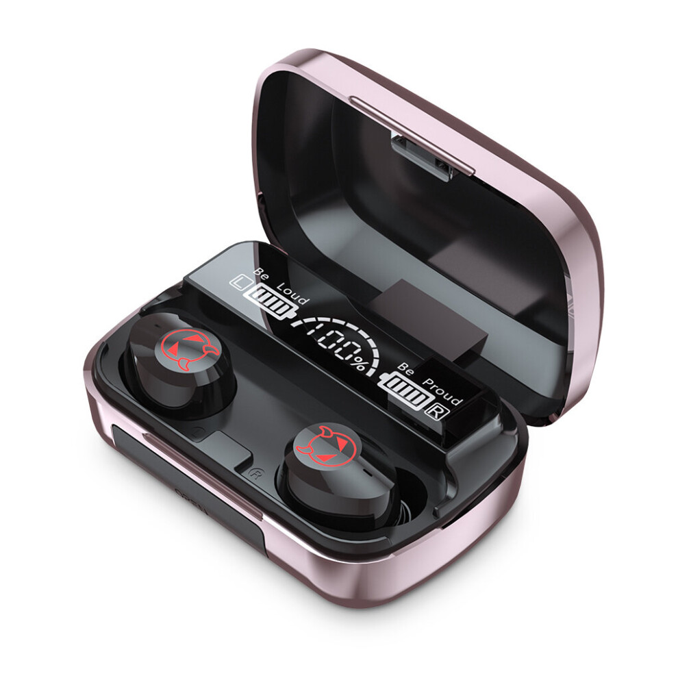 (A-) Headphones Bluetooth Wireless Earphones 5.1 Gaming Headset Earbuds Sport Noise Canceling Running Tws Microphone New Pink 4851205061701