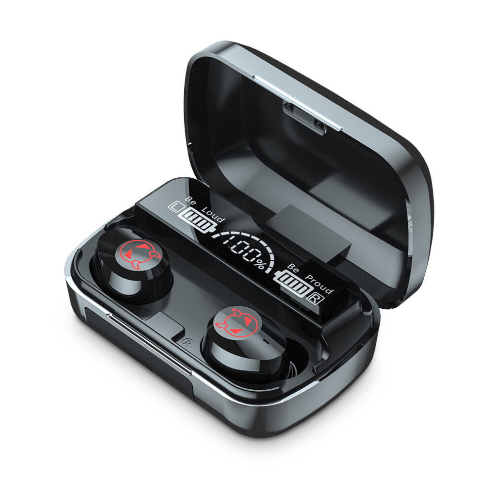 (A-) Headphones Bluetooth Wireless Earphones 5.1 Gaming Headset Earbuds Sport Noise Canceling Running Tws Microphone New Black 4851205061688