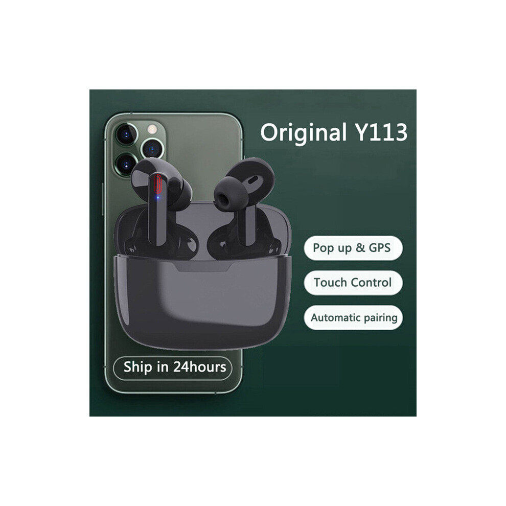 (A-) Tws True Wireless Bluetooth Headset 200Mah Stereo Bass With Mic Sport Earphone Bluetooth Wireless Earphone Earbuds Black 4851204999708