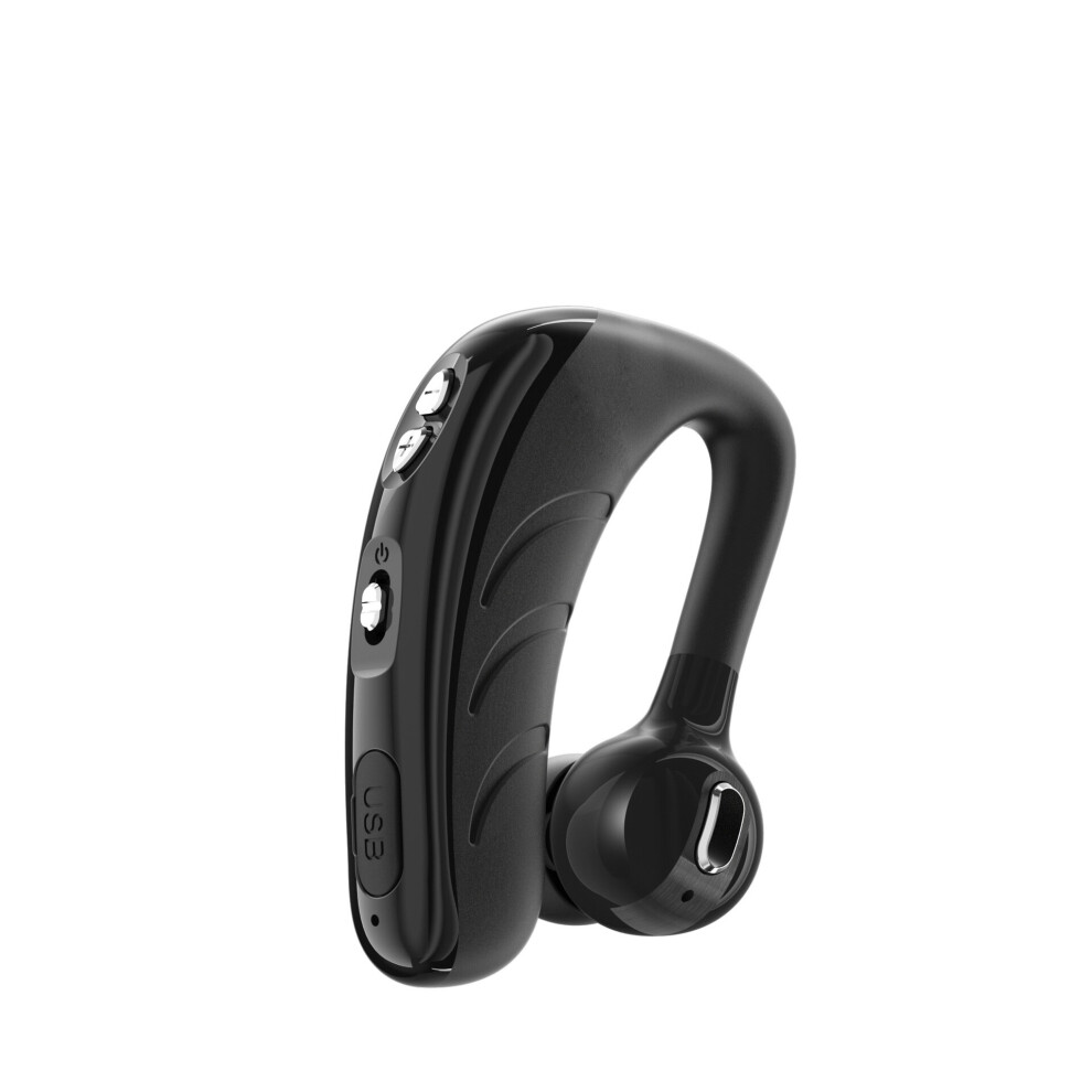 (A- No Led) P13 Business Earphone Bluetooth 5.2 Wireless Headphone Hifi Stereo Ear-Hook Earbud Touch Handsfree Headset With Mic Long Standby Black 4851205056042