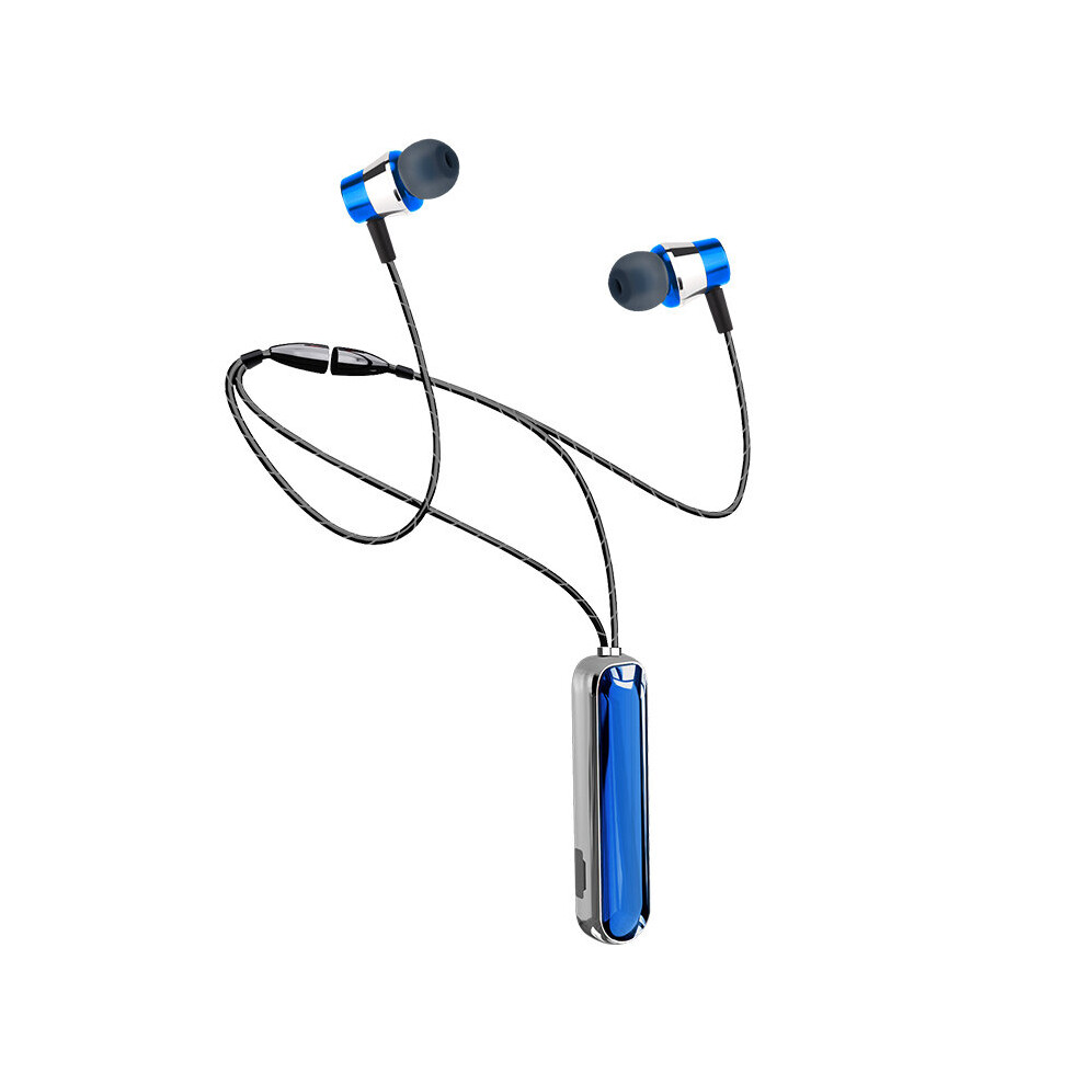 (A-) New Wireless Earphone Sports Neckband Earbuds Magnet 5.0 Tooth-Compatible In Ear Universal Headphone With Mic Blue 4851204981567