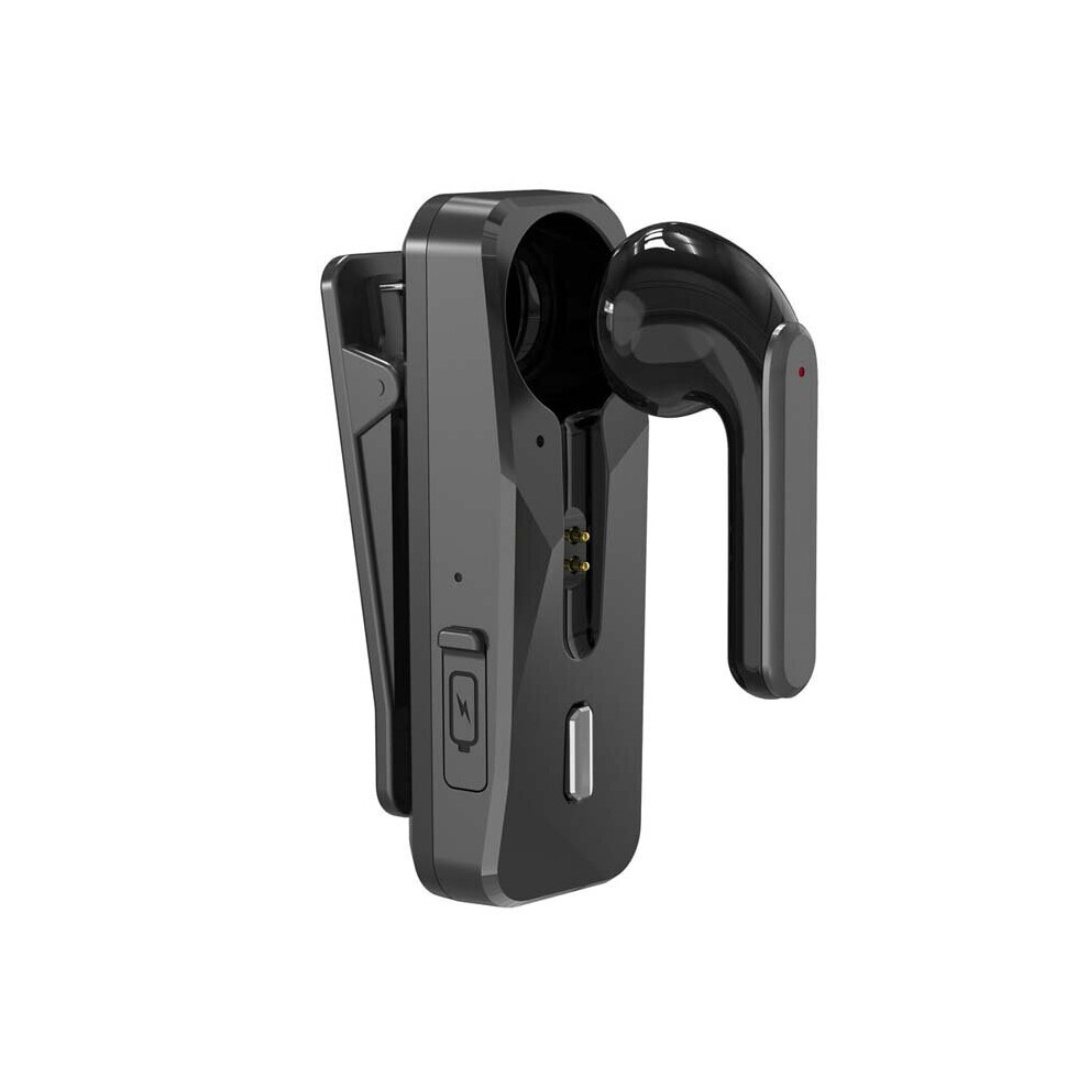 Photos - Headphones  Collar Earphones for One Ear Bluetooth 5.1 Wireless Headset Business Earphone With Mic Sports Ear Hook Lotus Hands(a-Black)