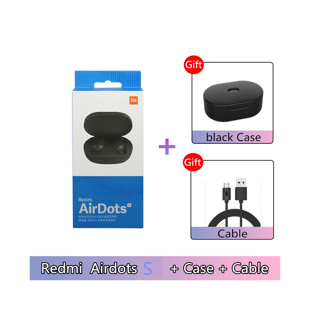 (A-) Xiaomi Redmi Airdots 2 Tws Wireless Bluetooth Headset Original Redmi Airdots S Mi True Wireless Earbuds In-Ear Stereo Subwoofer Gray 4851205014905