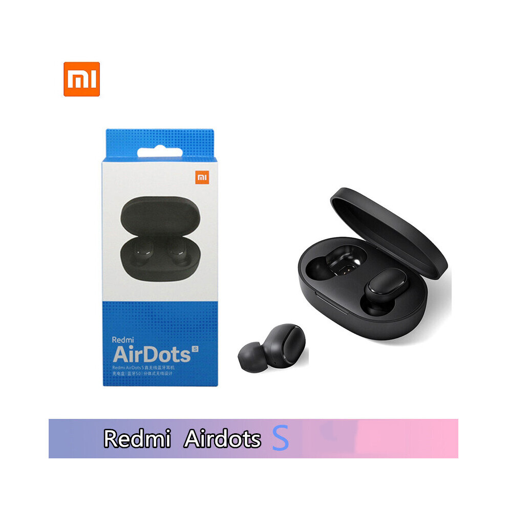 (A-Redmi Airdots S) Xiaomi Redmi Airdots 2 Tws Wireless Bluetooth Headset Original Redmi Airdots S Mi True Wireless Earbuds In-Ear Stereo Subwoofer 4851205014950
