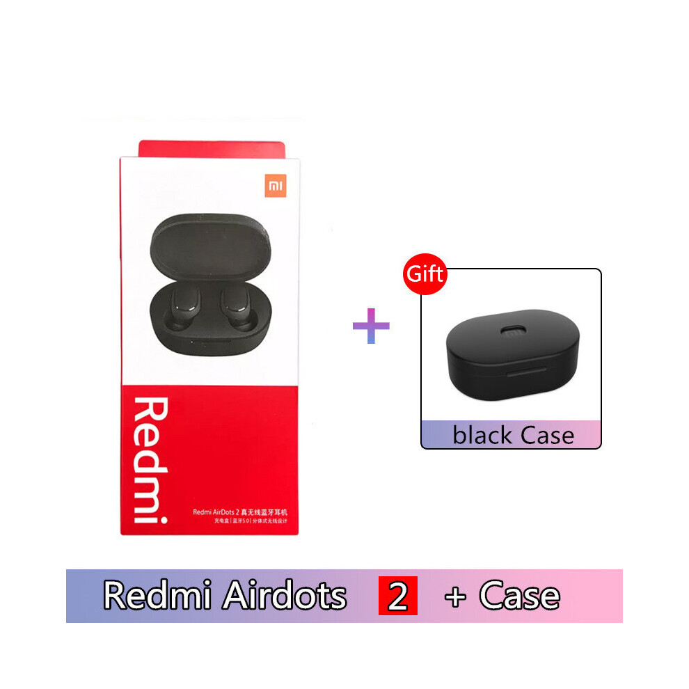 (A-) Xiaomi Redmi Airdots 2 Tws Wireless Tooth Headset Original Redmi Airdots S Mi True Wireless Earbuds In-Ear Stereo Subwoofer Blue 4851205014882