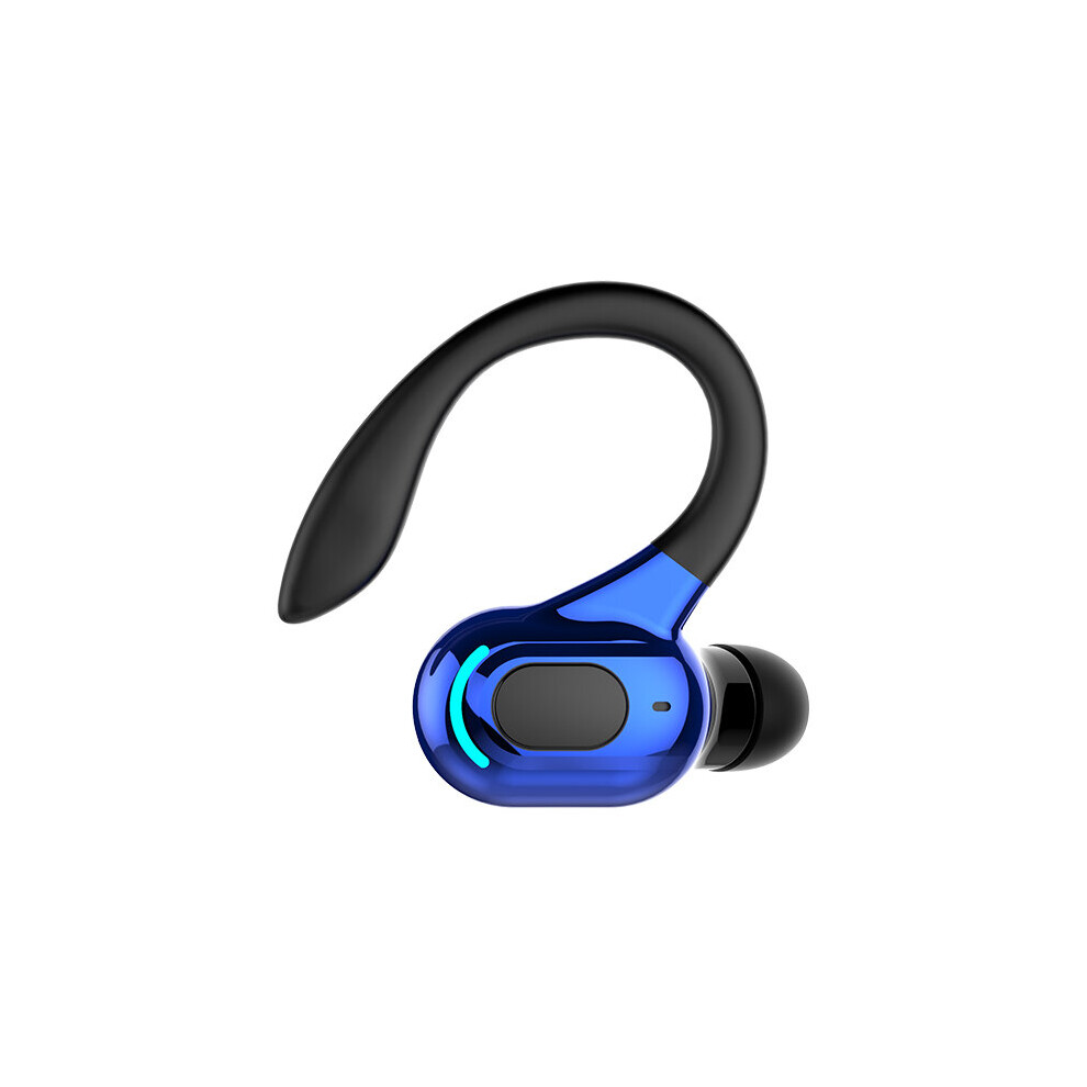 (A-) Fone Tooth 5.0 Earphones In-Ear Waterproof Sports Headset Long Standby Bass Gaming Earbuds Ear-Hook Mini Wireless Headphones Blue 4851204937083