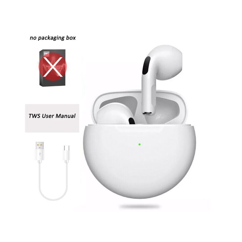 (A-) Tws Wireless Earphones Bluetooth 5.0 Earphone Sports Earbuds Waterproof Earphones For Iphone Huawei Xiaomi Smartphone White 4851205009635