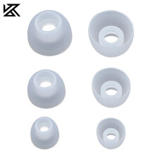 (a-White 3 Pair (6PCS)) KZ Headset Ear Pads 3Pair(6PCS) Noise Isolating Comfortble Memory Foam Ear Tips Earbuds For Original In Earphone Headphones