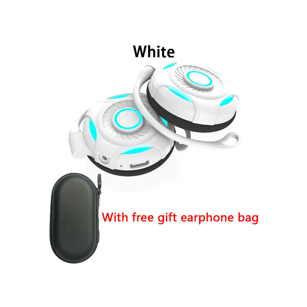 (A-) Wireless Bluetooth Headphones S660 Tws Stereo Sound Earphones Music Player Headset Earbuds Handsfree With Microphone White 4851205020906