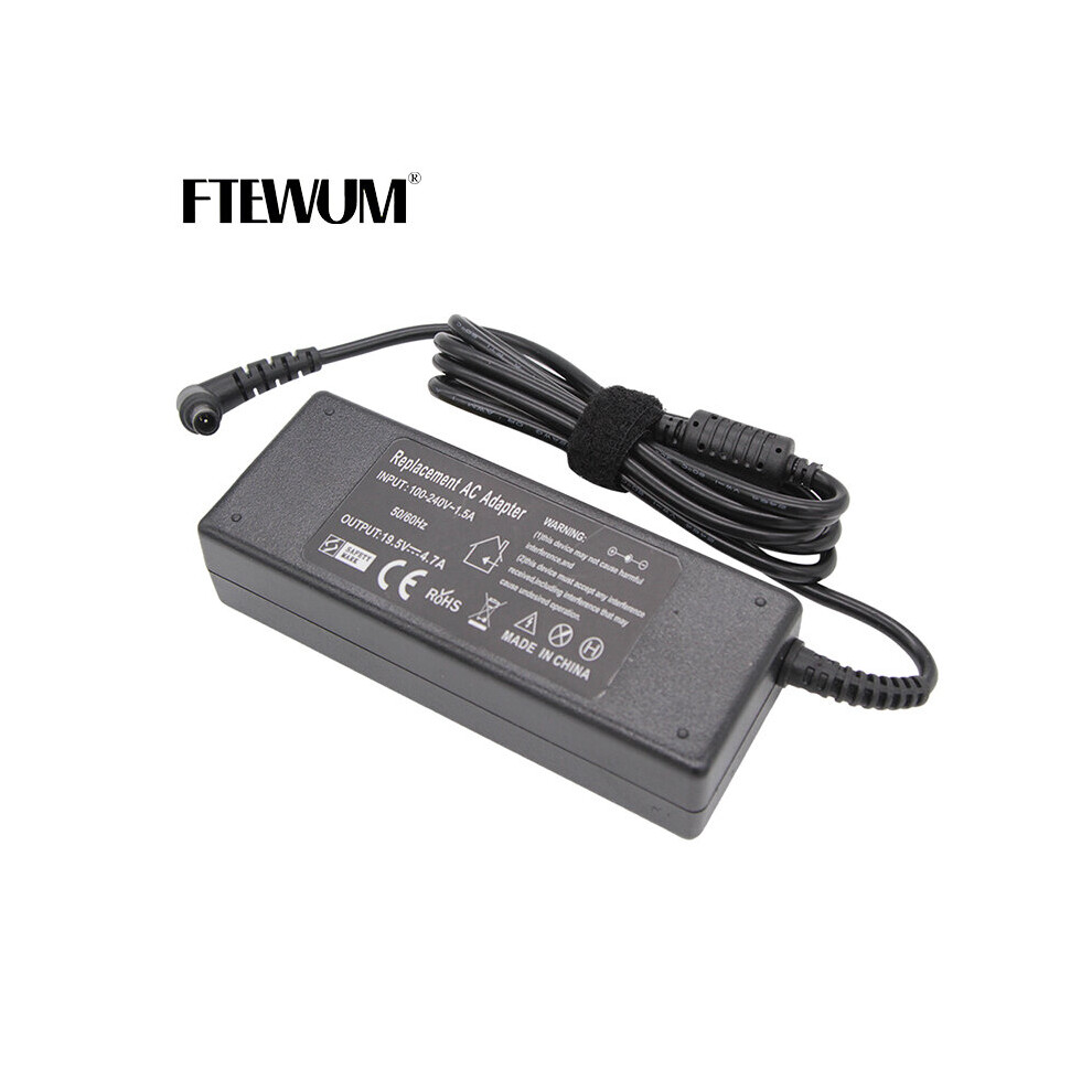 (A-One Adapter) Laptop Adapter 19.5V 4.7A 90W 6.5*4.4Mm Charger Ac For Sony Vaio Pcg-61511L Vgp-Ac19v29 Vgp-Ac19v32 Vgp-Ac19v20 Vgp-Ac19v31 33 4855672913617