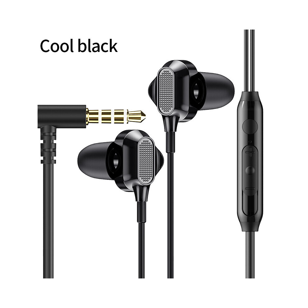 (A-Q70 Balck 3.5Mm) N720 3.5Mm Wired Earphonestype-C Headphones Wired Hifi Bass Stereo Noice Cancelling Earbuds Sport Running Music Headset With Mic 4853106760547