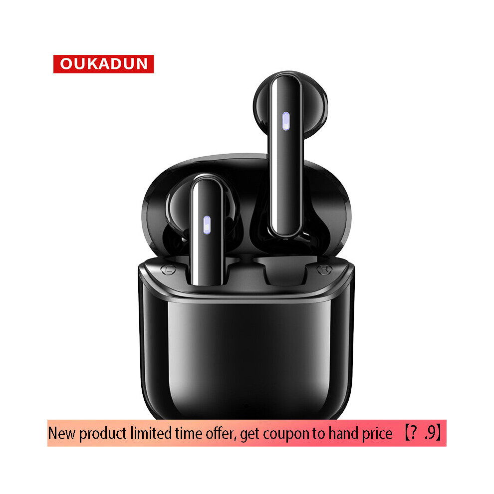 (A-) Tws Headphones Wireless Bluetooth 5.1 Headphones Waterproof Sports Headphones Noise Cancelling Earbuds With Mic Black 4851204929972