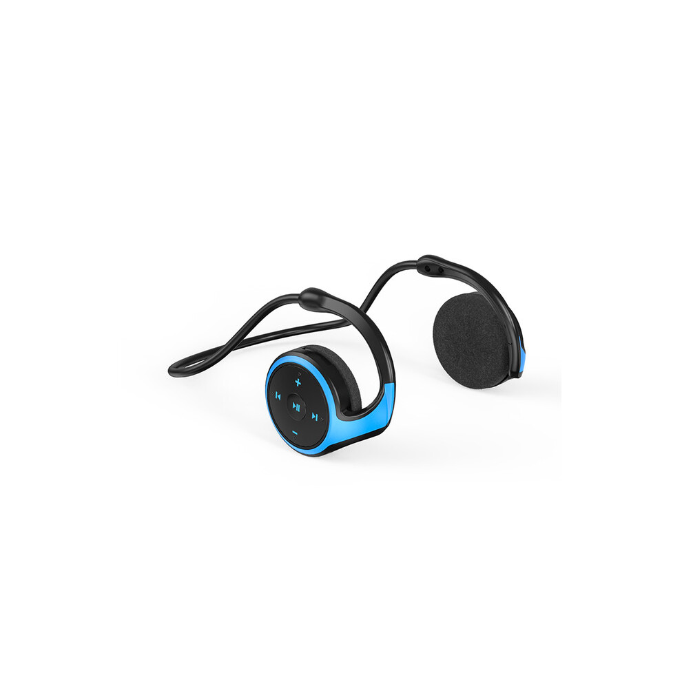 (A-) Tooth Wireless Earphones Headphones Hifi Sport Earphone Waterproof Headset Support Tf Card Fm Radio Mp3 Player Blue 4851204894126