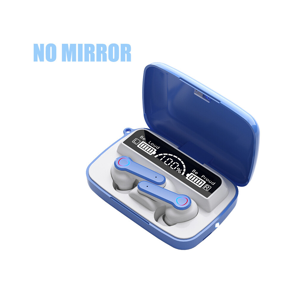 (A-Ej-M19) Tws Sports Wireless Headphones With Mic Ipx5 Waterproof Led Display 9D Stereo Tooth 5.1 Earbuds Headsets For Phone Blue 4851204922973