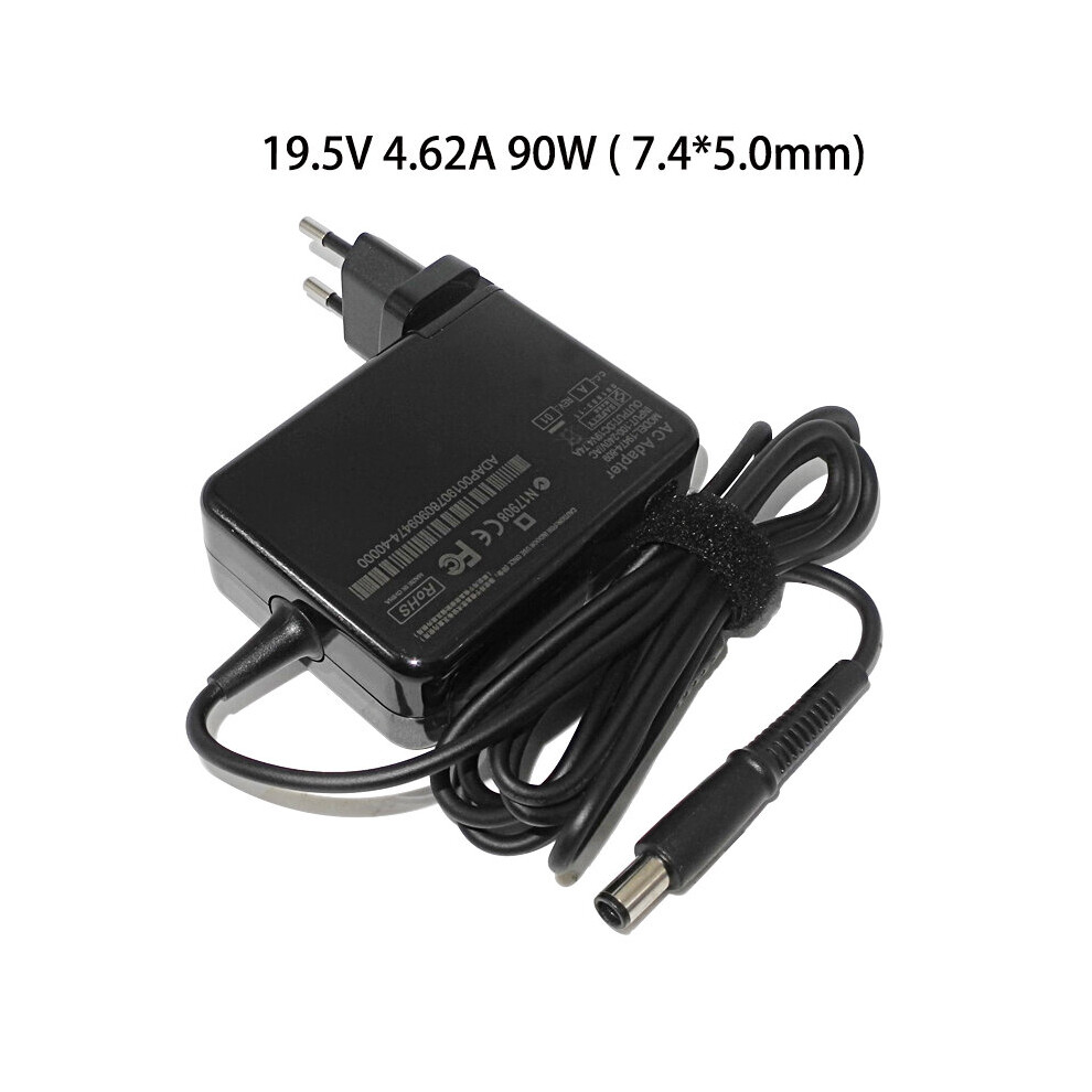 (A-Eu Plug) 19.5V 4.62A 90W 7.4X5.0mm Ac Power Adapter Charger ?Laptop For Dell Inspiron Latitude E6320 E6330 E6400 E6410 E6420 E6430 D505 4855672973260