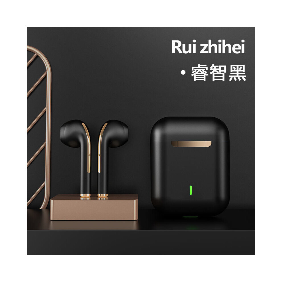 (A-) J18 Tws Bluetooth Headphones In Ear Buds Wireless Earphones With Microphone Waterproof Gaming Headset For Mobile Phone Earbuds Black 4851205001097