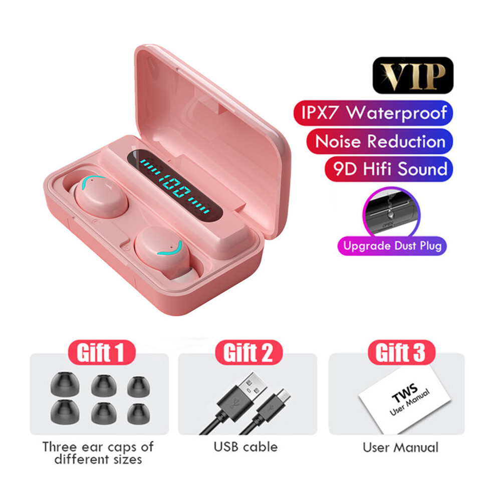 (A-C) Tws Bluetooth 5.0 Earphone 2200Mah Charging Box Wireless Headphones With Microphone 9D Hifi Stereo Sports Earbuds Gaming Headset 4851204959573