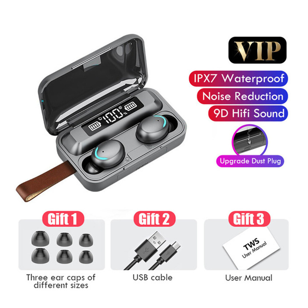 (A-A) Tws Bluetooth 5.0 Earphone 2200Mah Charging Box Wireless Headphones With Microphone 9D Hifi Stereo Sports Earbuds Gaming Headset 4851204959542