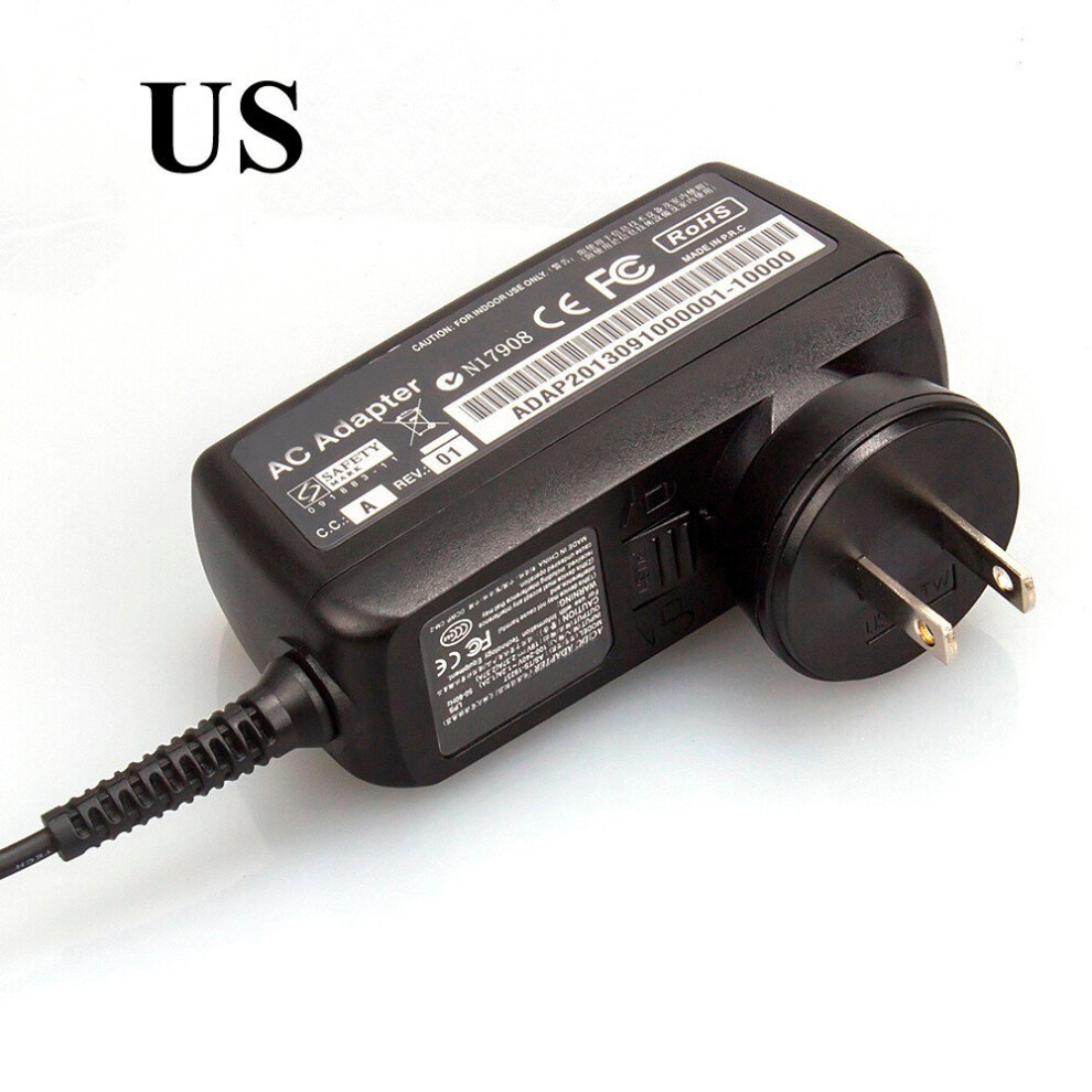 (A-Us Plug) 19V 2.15A 40W Ac Laptop Adapter Charger For Acer Aspire One A150 D255 D257 Aod257 Aod257-1497 Ao751h Netbook Power Supply Cord 4855672970849
