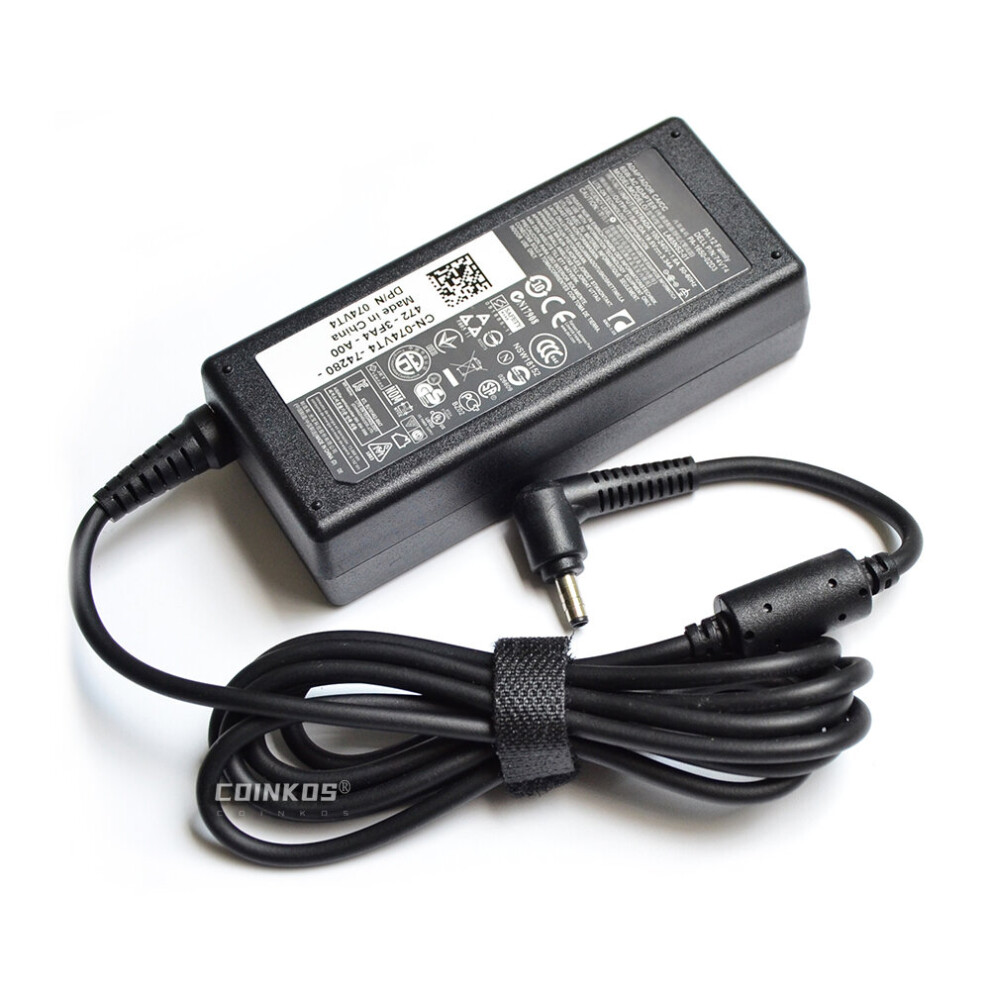 a-US Cable) 65W 19.5V 3.34A 4.0x1.7mm Laptop Charger Power Adapter for Dell  Vostro 14- 5460 P41G P41G001 ADP65-TH F NA6501WBB Notebook Cable on OnBuy