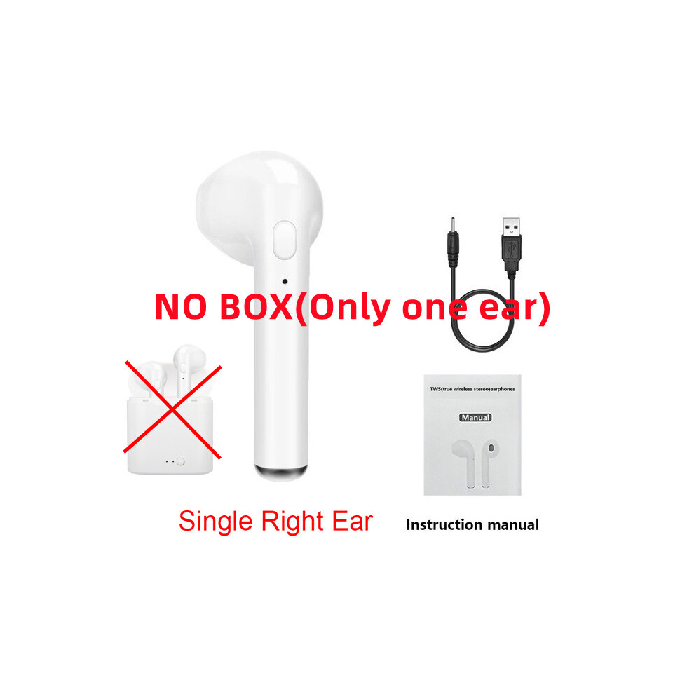 (A-) I7s Tws Wireless Headphones Bluetooth 5.0 Earphones Sports Earbuds Headset With Mic Charging Box Headphones For All Smartphones White 4851204913704