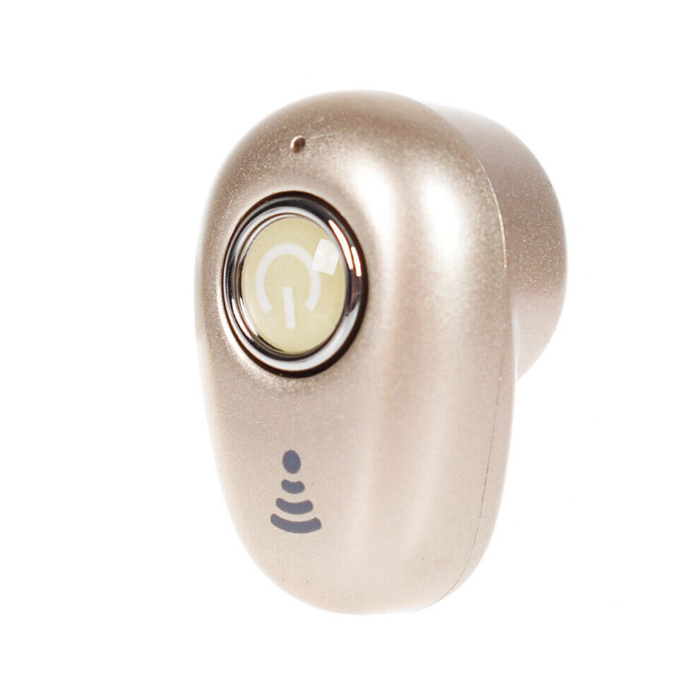 (A-) Mini Invisible Ture Wireless Earphone Noise Cancelling Bluetooth Headphone Handsfree Stereo Headset Tws Earbud With Microphone Gold 4851204939001