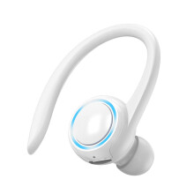 (a-White-T10) L21 Single Ear Hook Wireless Headphones Bluetooth Earphones In-ear Sport Earbuds Handsfree Headset With Mic TWS For Smart Phone