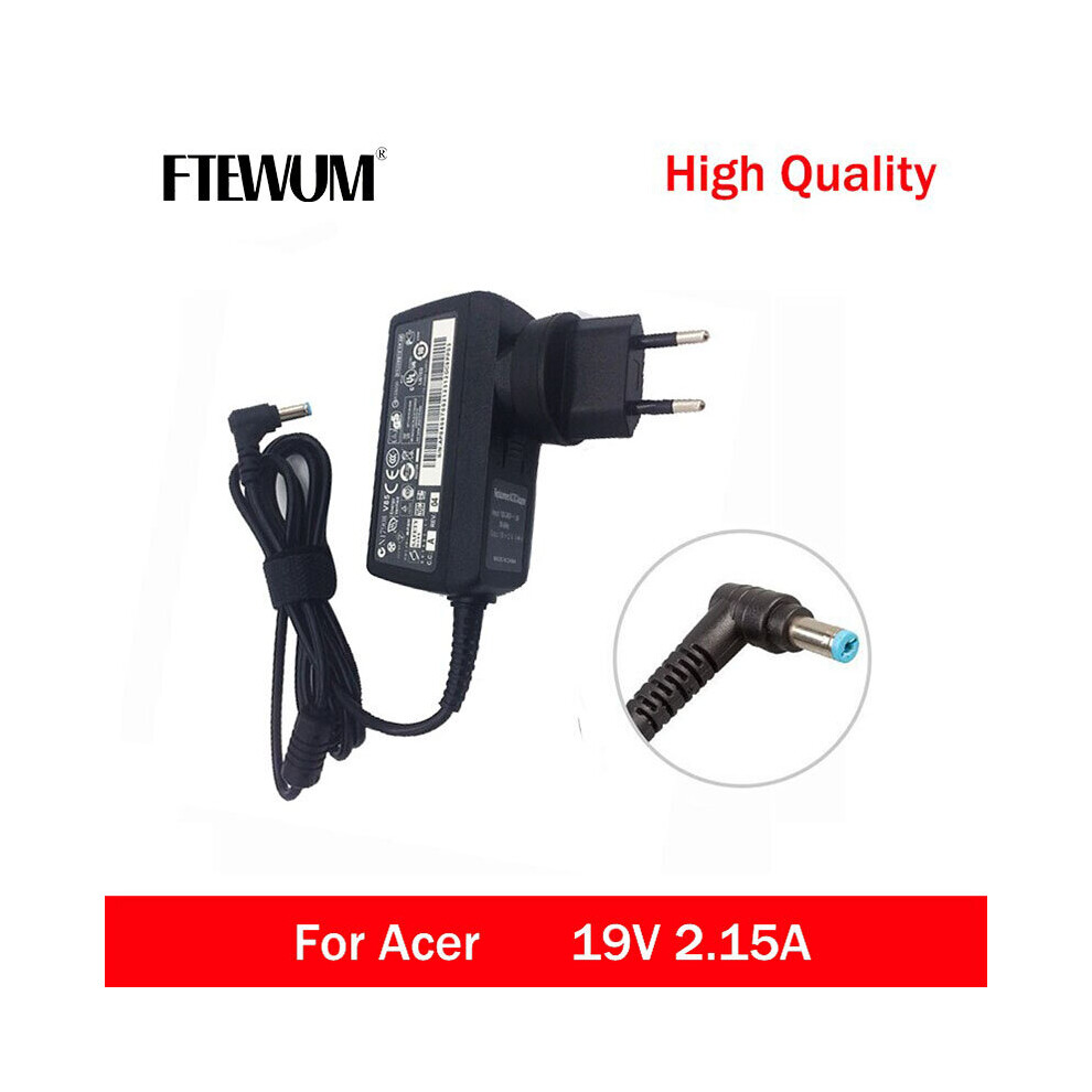 (A-) Ftewum 19V 2.15A 40W 5.5*1.7Mm Ac Dc Laptop Adapter For Acer Aspire 500P W501 W501p D255 533 D257 D260 E15 Power Supply Charger 4855672978227
