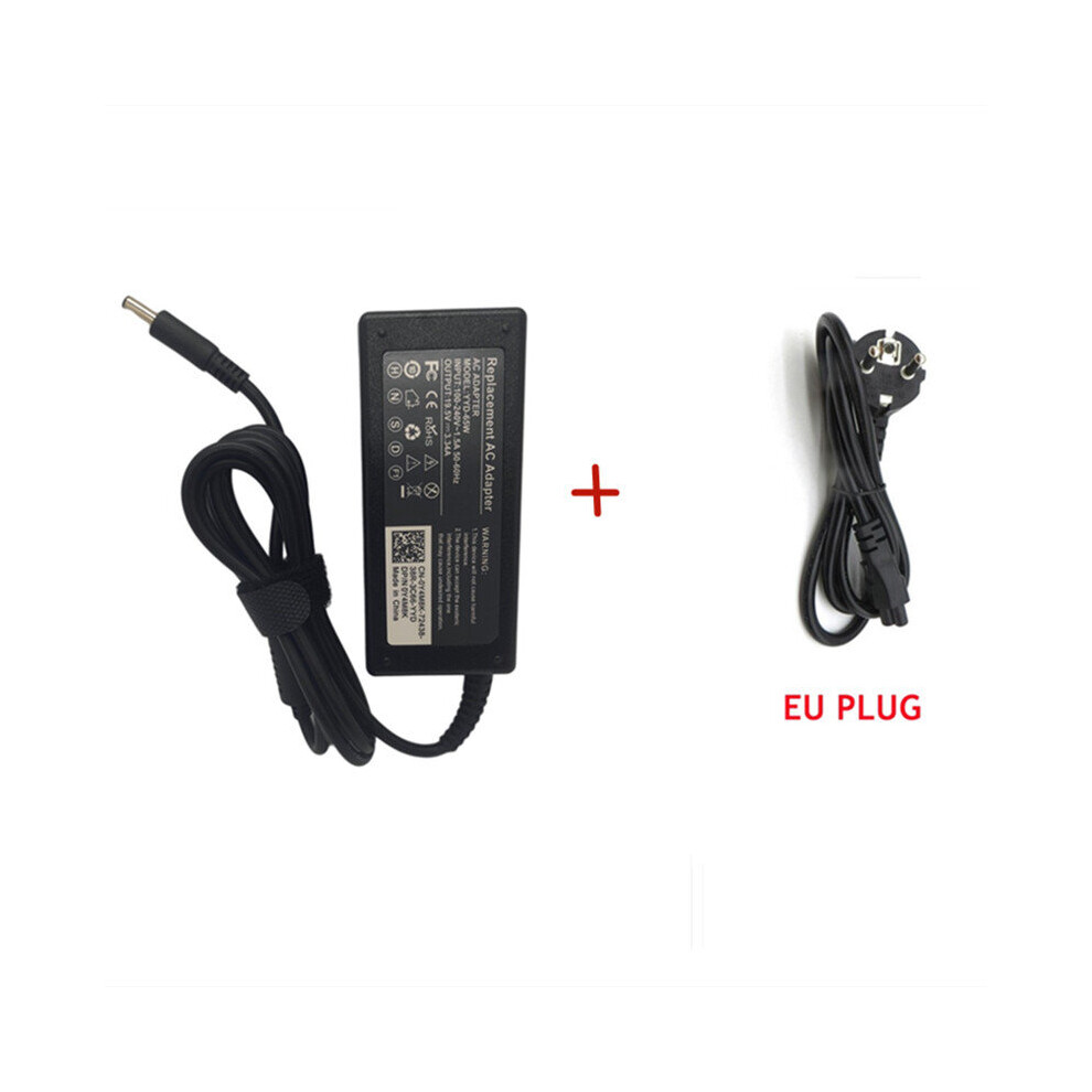 (A-Adapter With Eu Plug) 19.5V 3.34A 4.5*3.0Mm 65W Laptop Ac Power Adapter Charger For Dell Inspiron 15 5558 3558 3551 3552 5551 5559 3147 La65ns2-01 4855672970764