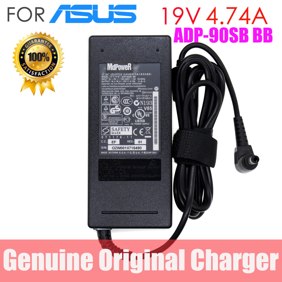 (A-) Original For Asus 19V 4.74A Adp-90Sb Bb 90W Laptop Supply Power Ac Adapter Charger Pa-1900-24 A53s A53u A55a A55vd 5.5*2.5Mm 4855672919916