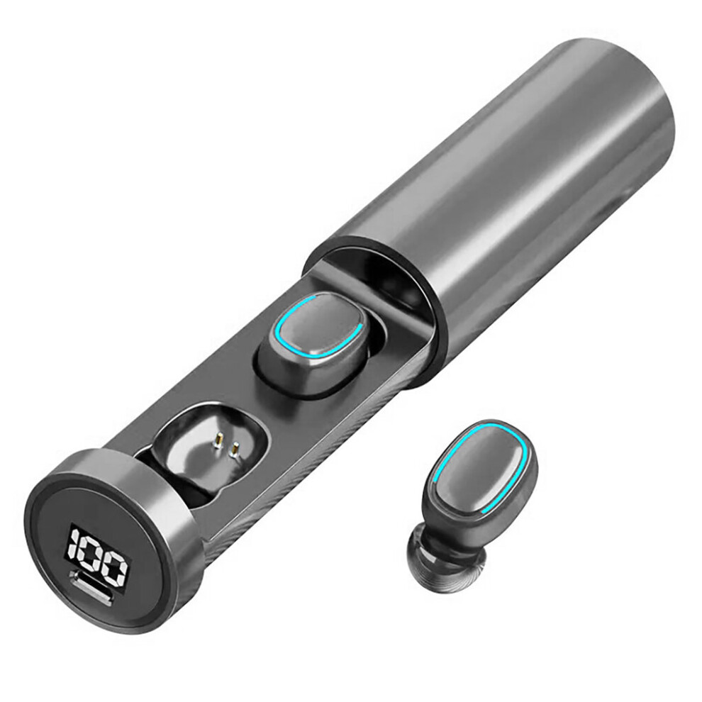 (A-B9 Tws ) B9 Tws Bluetooth 5.0 Earphones Wireless Earphone 8D Hifi Sport With Mic Earbuds Gaming Music Headset For Huawei For Xiaomi Black 4851205014752