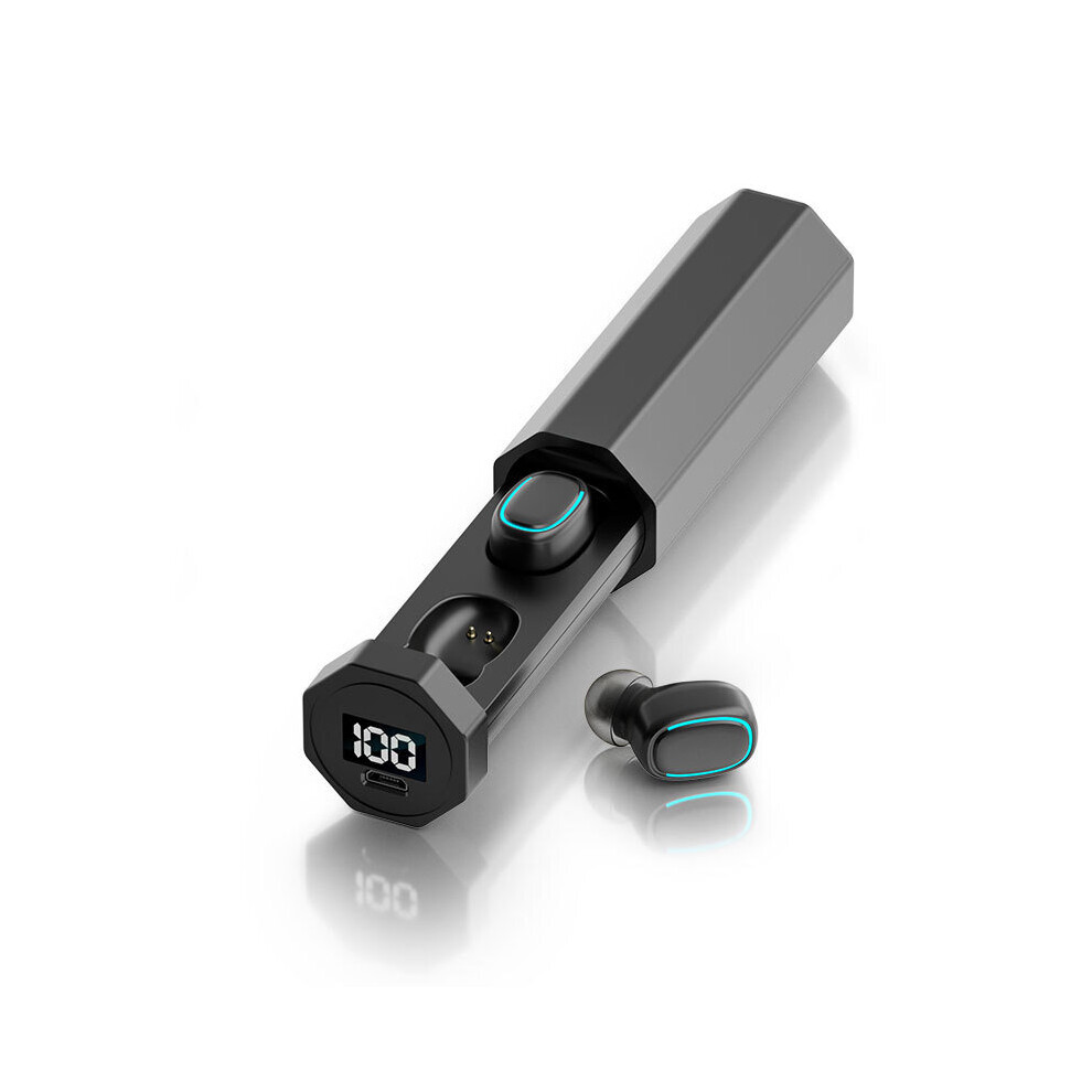 (A-F9 Tws Cool ) B9 Tws Bluetooth 5.0 Earphones Wireless Earphone 8D Hifi Sport With Mic Earbuds Gaming Music Headset For Huawei For Xiaomi Black 4851205014769
