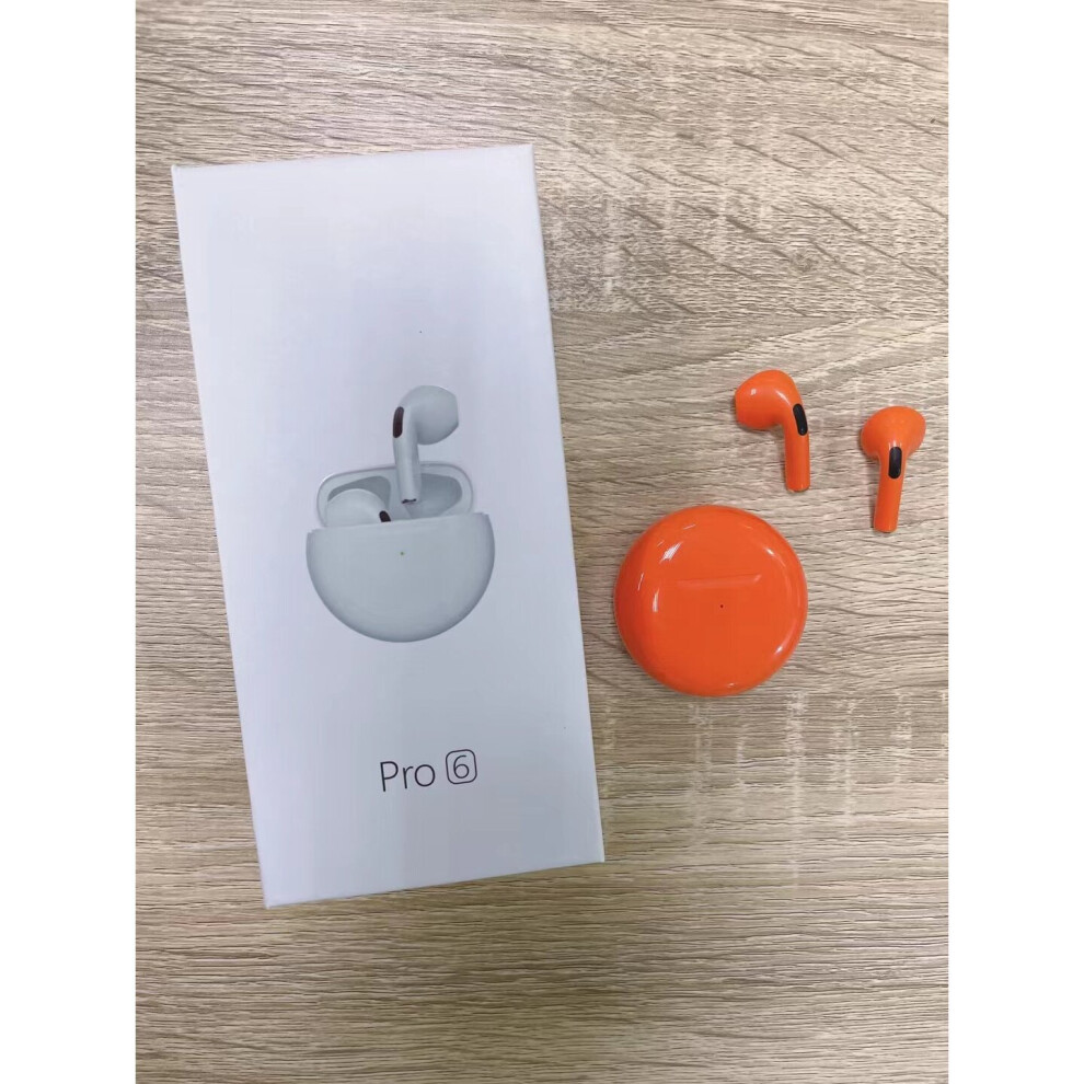 (A-003 With Retail Box) Original Pro6 Tws Wireless Headphones Bluetooth Wireless Headsets Stereo Earbuds Sport Waterproof Earphones For All Smartphon 4851204928692