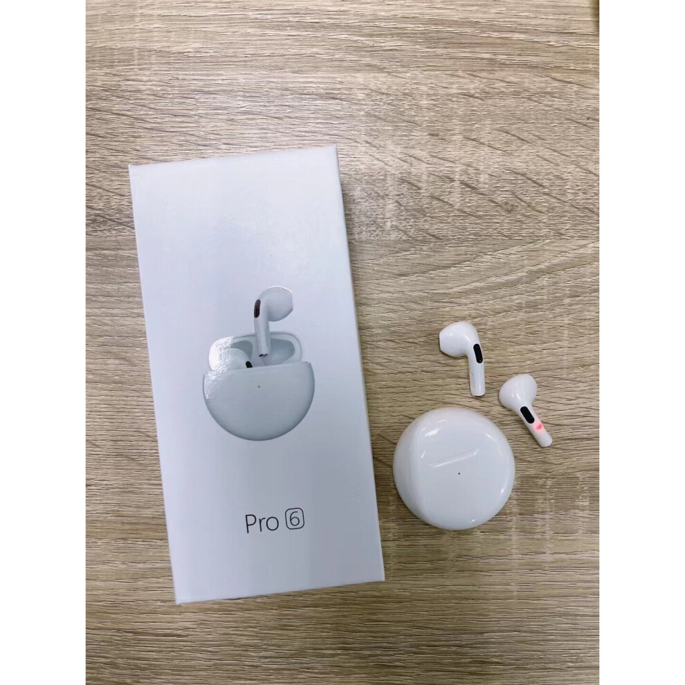 (A-001 With Retail Box) Original Pro6 Tws Wireless Headphones Bluetooth Wireless Headsets Stereo Earbuds Sport Waterproof Earphones For All Smartphone 4851204928661