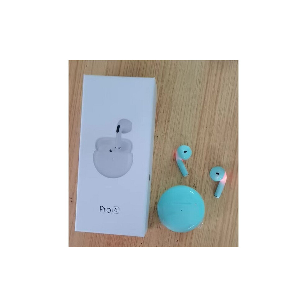 (A-004 With Retail Box) Original Pro6 Tws Wireless Headphones Bluetooth Wireless Headsets Stereo Earbuds Sport Waterproof Earphones For All Smartphon 4851204928715