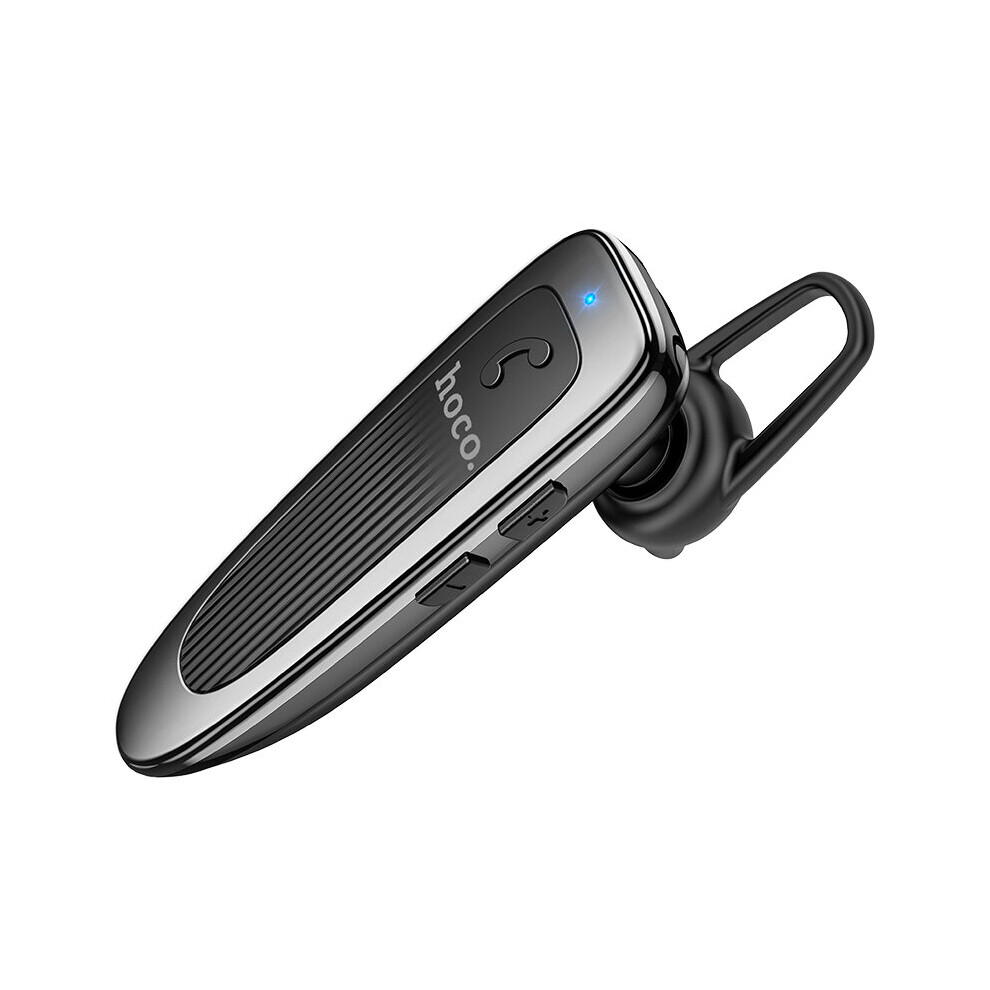 (A-) Hoco Business Bluetooth V5.0 Earphone Wireless Handsfree English Headphones Long Time Standby Headset With Mic For Iphone Xiaomi Black 4851204905785