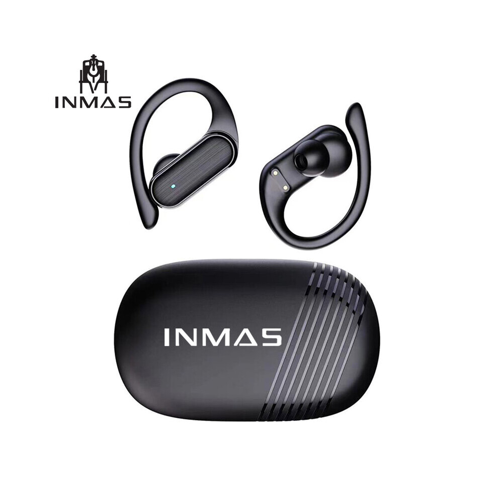 (A-) For Xiaomi Bluetooth Wireless Headphones With Mic Sports Tws Bluetooth Earphones Touch Control Wireless Headsets Earbuds Inmas Black 4853106760417