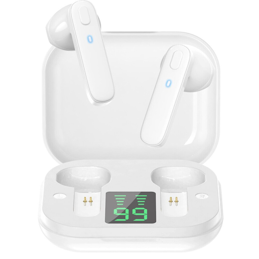 (A-W Belt Retail Box) R20 Tws Earphone Bluetooth Wireless Headset Waterproof Deep Bass Earbuds True Wireless Stereo Headphone With Mic Sport Earphone 4851205029145
