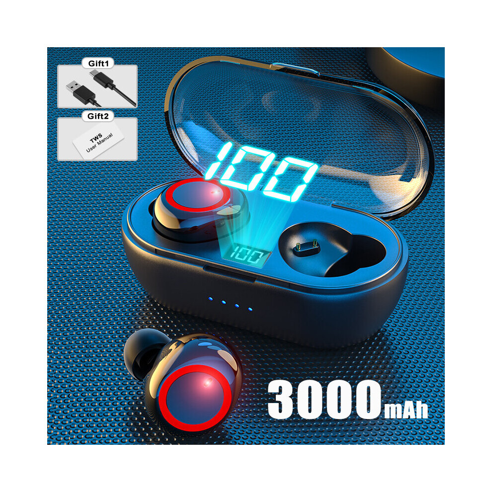 (A-H) Tws Bluetooth 5.1 Earphones 2200Mah Charging Box Wireless Headphone 9D Stereo Sports Waterproof Earbuds Headsets With Microphone 4851204899176