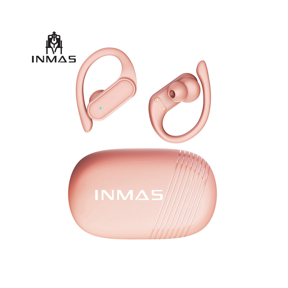 (A-) For Xiaomi Bluetooth Wireless Headphones With Mic Sports Tws Bluetooth Earphones Touch Control Wireless Headsets Earbuds Inmas Pink 4853106760448
