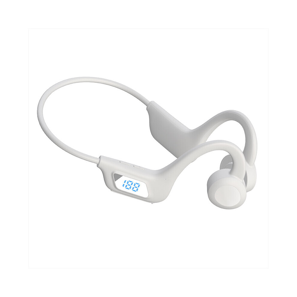 (A- Earbuds) Original Js7 Bone Conduction Fone Bluetooth Earphones Wireless Headphones With Mic Air Pro Earbuds Wireless Bluetooth Headset White 4851204968940