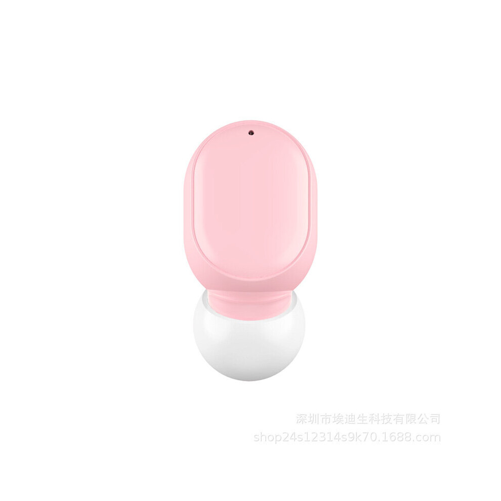 (A-S8) Olaf Single In Ear Bluetooth Earphones Handsfree Wireless Headphones Sport Gamer Headset With Mic Earbuds Tws Ipx5 Waterproof Pink 4851204872766