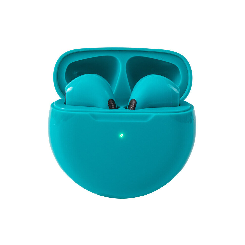 (A-) Air Pro 6 Tws Wireless Headphones Sport Bluetooth Earbuds With Mic Fone Bluetooth Earphones For Apple Iphone Xiaomi Huawei Green 4851205020630