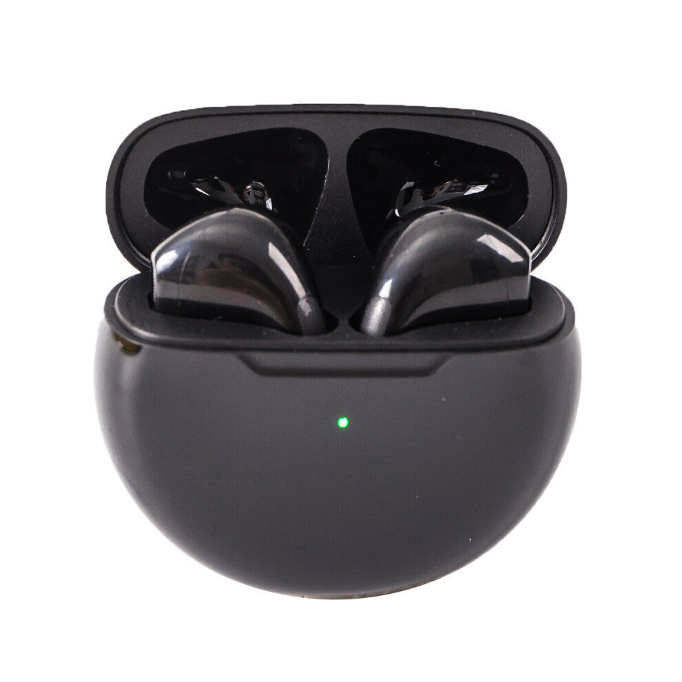 (A-Bliack) Air Pro 6 Tws Wireless Headphones Sport Bluetooth Earbuds With Mic Fone Bluetooth Earphones For Apple Iphone Xiaomi Huawei 4851205020609
