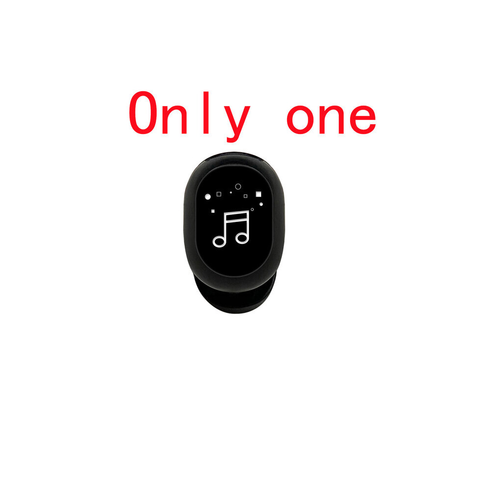 (A-) 5.0 Wireless Earphone Noise Cancelling Bluetooth Headphone Handsfree Stereo Invisible Ture Headset Tws Earbud With Microphone Black 4851205005705