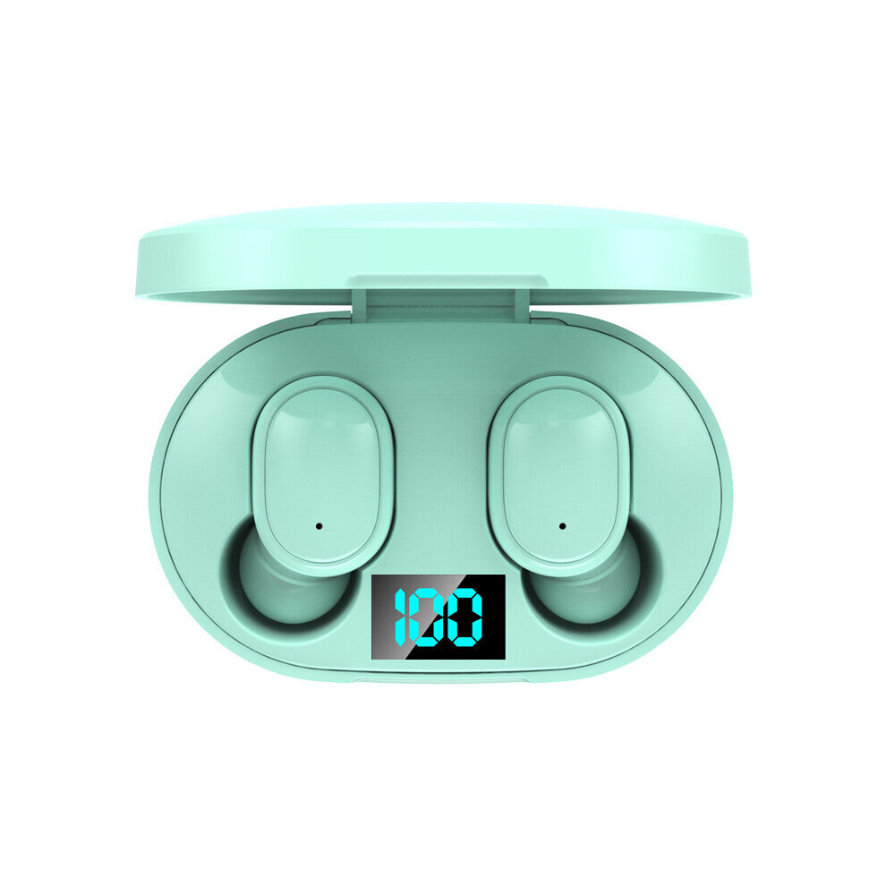 Photos - Headphones  Wireless Blutooth 5.0 Earphone For Xiaomi E6S Noise Cancelling Headset Stereo Sound In-ear Earbuds(a-Green with color box)